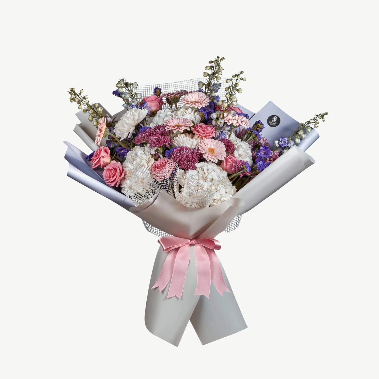 Pink and lilac garden bouquet