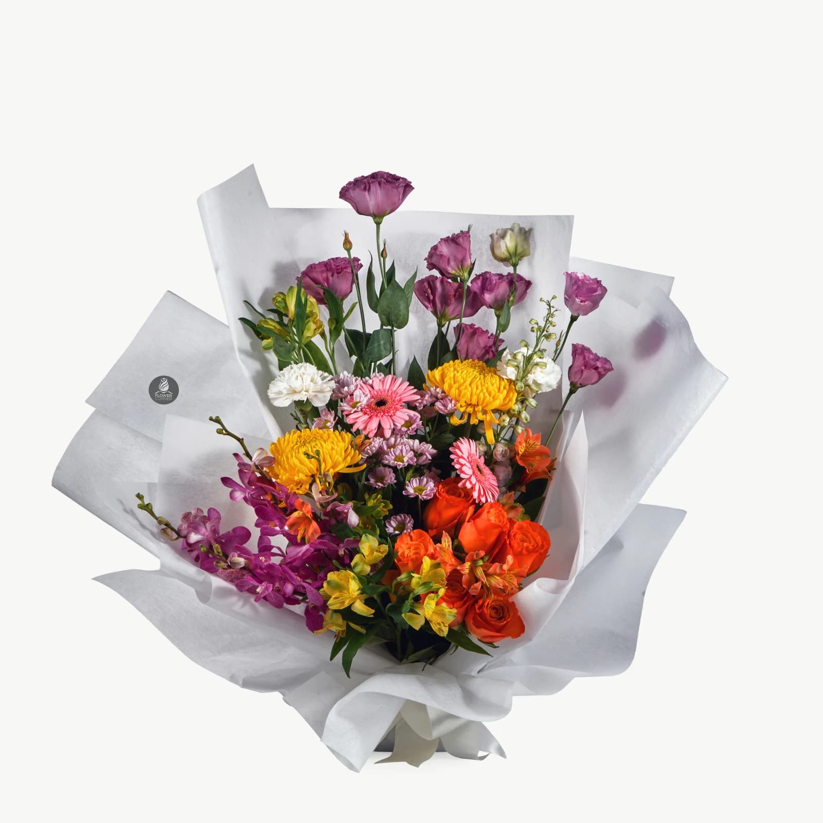 Bright garden bouquet