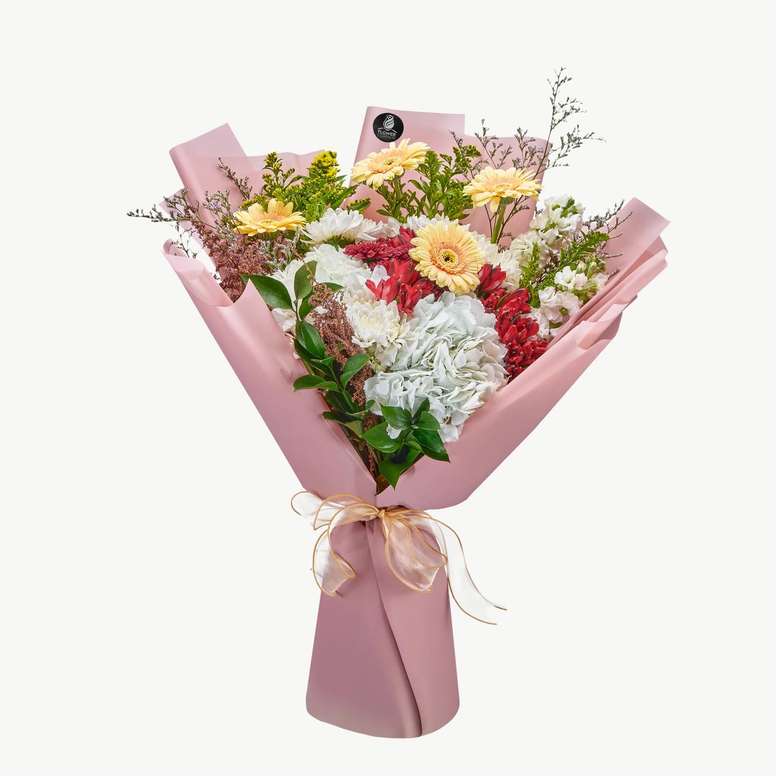 Peach garden bouquet