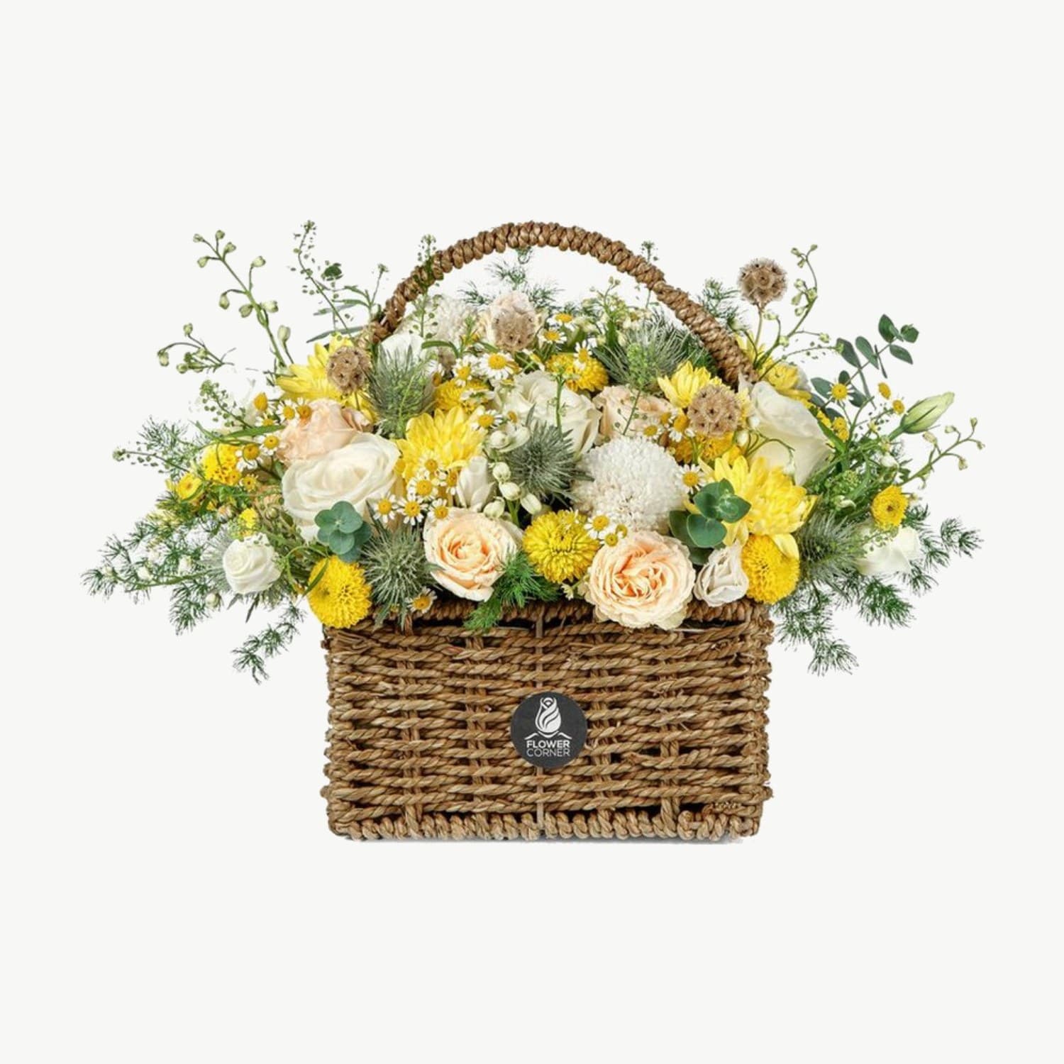 Sunshine flower basket